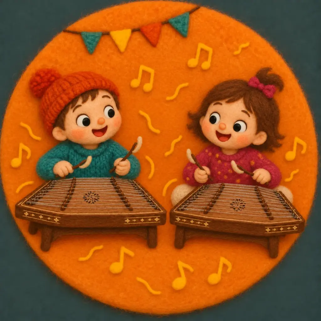 Santour group class for children ages 6 and up at RiTMiTiKiDS